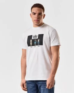 Weekend Offender Seventy-Two Graphic T-Shirt White -Fashion sportswear PTSS2408 SEVENTY TWO WHITE 4740 MODEL