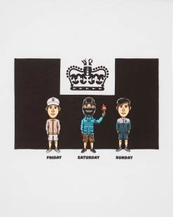 Weekend Offender Seventy-Two Graphic T-Shirt White -Fashion sportswear PTSS2408 SEVENTY TWO WHITE 7174copy