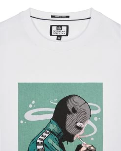 Weekend Offender Fumo Graphic T-Shirt White -Fashion sportswear PTSS2409 FUMO WHITE 3458