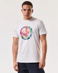 Weekend Offender Shoom Graphic T-Shirt White -Fashion sportswear PTSS2410 SHROOM WHITE 5162 MODEL
