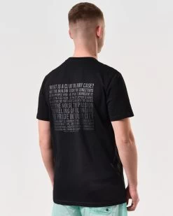 Weekend Offender Reggie Graphic T-Shirt Black -Fashion sportswear PTSS2411 REGGIE BLACK 6252 MODEL