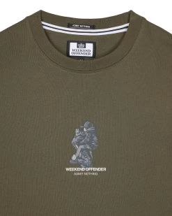 Weekend Offender Reggie Graphic T-Shirt Castle Green 12 Weekend Offender Reggie Graphic T-Shirt Castle Green -Fashion sportswear PTSS2411 REGGIE CASTLE GREEN 3345