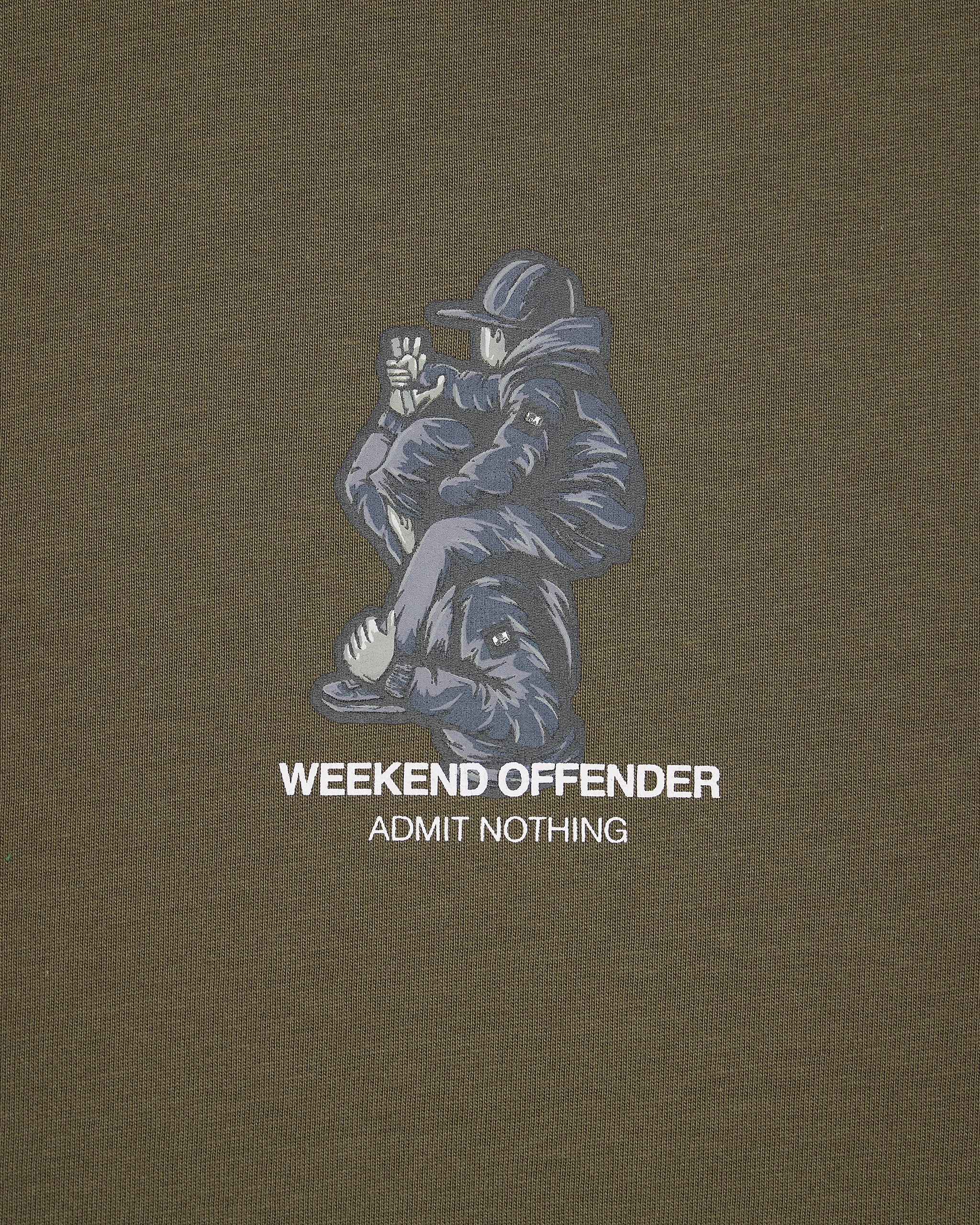 Weekend Offender Reggie Graphic T-Shirt Castle Green 7 Weekend Offender Reggie Graphic T-Shirt Castle Green - Image 7