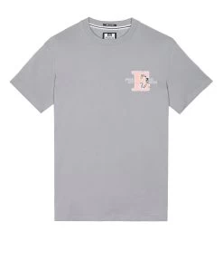 Weekend Offender Ryder Graphic T-Shirt Smokey Grey