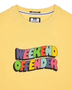 Weekend Offender Hallelujah Graphic T-Shirt Butter Yellow -Fashion sportswear PTSS2413 HALLELUJAH BUTTER 2994