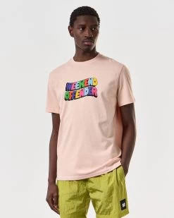 Weekend Offender Hallelujah Graphic T-Shirt Nectar Pink -Fashion sportswear PTSS2413 HALLELUJAH NECTAR 6839