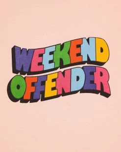 Weekend Offender Hallelujah Graphic T-Shirt Nectar Pink -Fashion sportswear PTSS2413 HALLELUJAH NECTAR 7138 copy