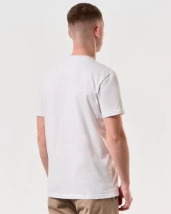 Weekend Offender Symphony Graphic T-Shirt White -Fashion sportswear PTSS2414 PYRAMID WHITE 5783 MODEL