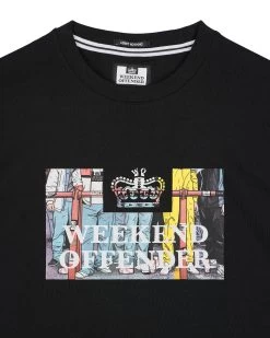 Weekend Offender Bissel Graphic T-Shirt Black -Fashion sportswear PTSS2417 BISSEL BLACK 2979