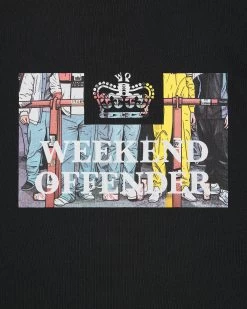 Weekend Offender Bissel Graphic T-Shirt Black -Fashion sportswear PTSS2417 BISSEL BLACK 2980