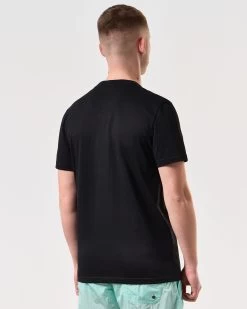 Weekend Offender Keyte Graphic T-Shirt Black -Fashion sportswear PTSS2419 KEYTE BLACK 6246 MODEL