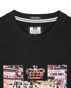 Weekend Offender Keyte Graphic T-Shirt Black -Fashion sportswear PTSS2419 KEYTE BLACK 7192copy
