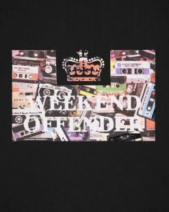 Weekend Offender Keyte Graphic T-Shirt Black -Fashion sportswear PTSS2419 KEYTE BLACK 7193copy