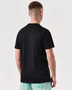 Weekend Offender Bonpensiero Graphic T-Shirt Black -Fashion sportswear PTSS2420 BONPENSIERO BLACK 6240 MODEL