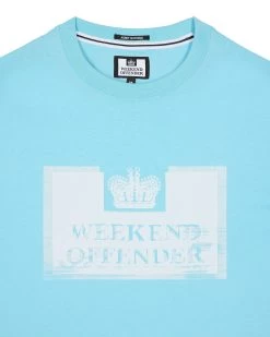 Weekend Offender Bonpensiero Graphic T-Shirt Saltwater Blue -Fashion sportswear PTSS2420 BONPENSIERO SALTWATER 3636