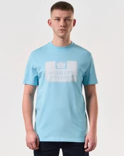 Weekend Offender Bonpensiero Graphic T-Shirt Saltwater Blue -Fashion sportswear PTSS2420 BONPENSIERO SALTWATER 6218 MODEL
