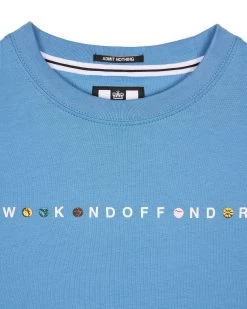 Weekend Offender Max Graphic T-Shirt Coastal Blue -Fashion sportswear PTSS2421 MAX COASTAL 7117copy