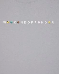 Weekend Offender Max Graphic T-Shirt Smokey Grey -Fashion sportswear PTSS2421 MAX SMOKEY 2991