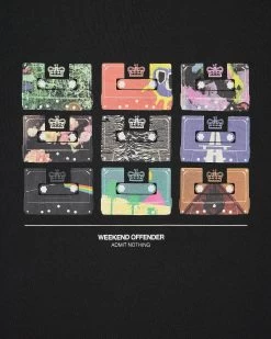 Weekend Offender Hanover Graphic T-Shirt Black -Fashion sportswear PTSS2422 HANOVER BLACK 3441