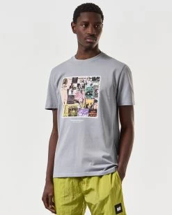 Weekend Offender Posters Graphic T-Shirt Smokey Grey -Fashion sportswear PTSS2423 POSTERS SMOKEY 6830