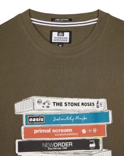 Weekend Offender Cassettes Graphic T-Shirt Castle Green -Fashion sportswear PTSS2424 CASSETTE CASTLE GREEN 7758
