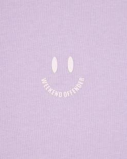 Weekend Offender Smile Graphic T-Shirt Periwinkle -Fashion sportswear PTSS2425 SMILE PERIWINKLE 7124 copy