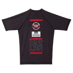 Weekend Offender Pascal Gym Rashguard And Shorts Set Black -Fashion sportswear Pascal Rashset DetailF