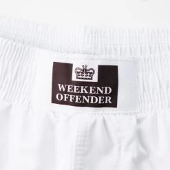 Weekend Offender Rashguard And Shorts Set White -Fashion sportswear RASH GUARD WHITE DETAIL 5