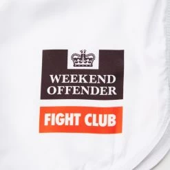 Weekend Offender Rashguard And Shorts Set White -Fashion sportswear RASH GUARD WHITE DETAIL 6