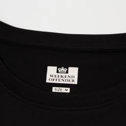 Weekend Offender Running Club Set Of 3 -Fashion sportswear RUNNING CLUB BLACK TOP TEE DETAIL 1