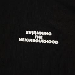 Weekend Offender Running Club Set Of 3 -Fashion sportswear RUNNING CLUB BLACK TOP TEE DETAIL 2