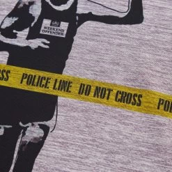 Weekend Offender Running Club Set Of 3 -Fashion sportswear RUNNING CLUB POLICE LINE TEE DETAIL 3