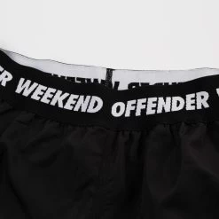Weekend Offender Running Club Set Of 3 -Fashion sportswear RUNNING CLUB SHORTS BLACK DETAIL 1