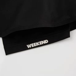 Weekend Offender Running Club Set Of 3 -Fashion sportswear RUNNING CLUB SHORTS BLACK DETAIL 5