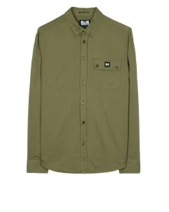 Weekend Offender Postiano Ranger Shirt Dark Khaki