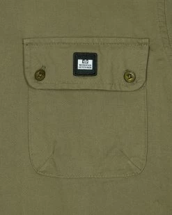 Weekend Offender Postiano Ranger Shirt Dark Khaki -Fashion sportswear SHAW22 01 POSTIANO DARK KHAKI 7006
