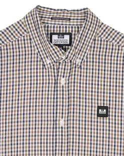 Weekend Offender Lisbon Shirt House Check -Fashion sportswear SHAW22 02 LISBON HOUSE CHECK 0003 733fc370 674d 4503 9b82 9409693ebdba
