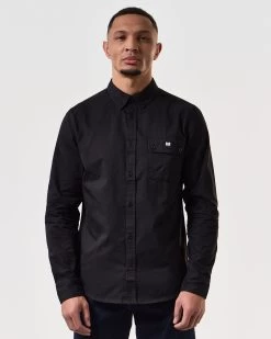 Weekend Offender Postiano Casual Ranger Shirt Black -Fashion sportswear SHAW2201 POSTIANO BLACK 7568