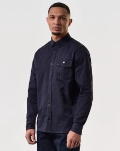 Weekend Offender Postiano Casual Ranger Shirt Navy -Fashion sportswear SHAW2201 POSTIANO NAVY 7576