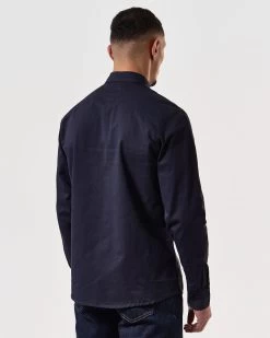 Weekend Offender Postiano Casual Ranger Shirt Navy -Fashion sportswear SHAW2201 POSTIANO NAVY 7578