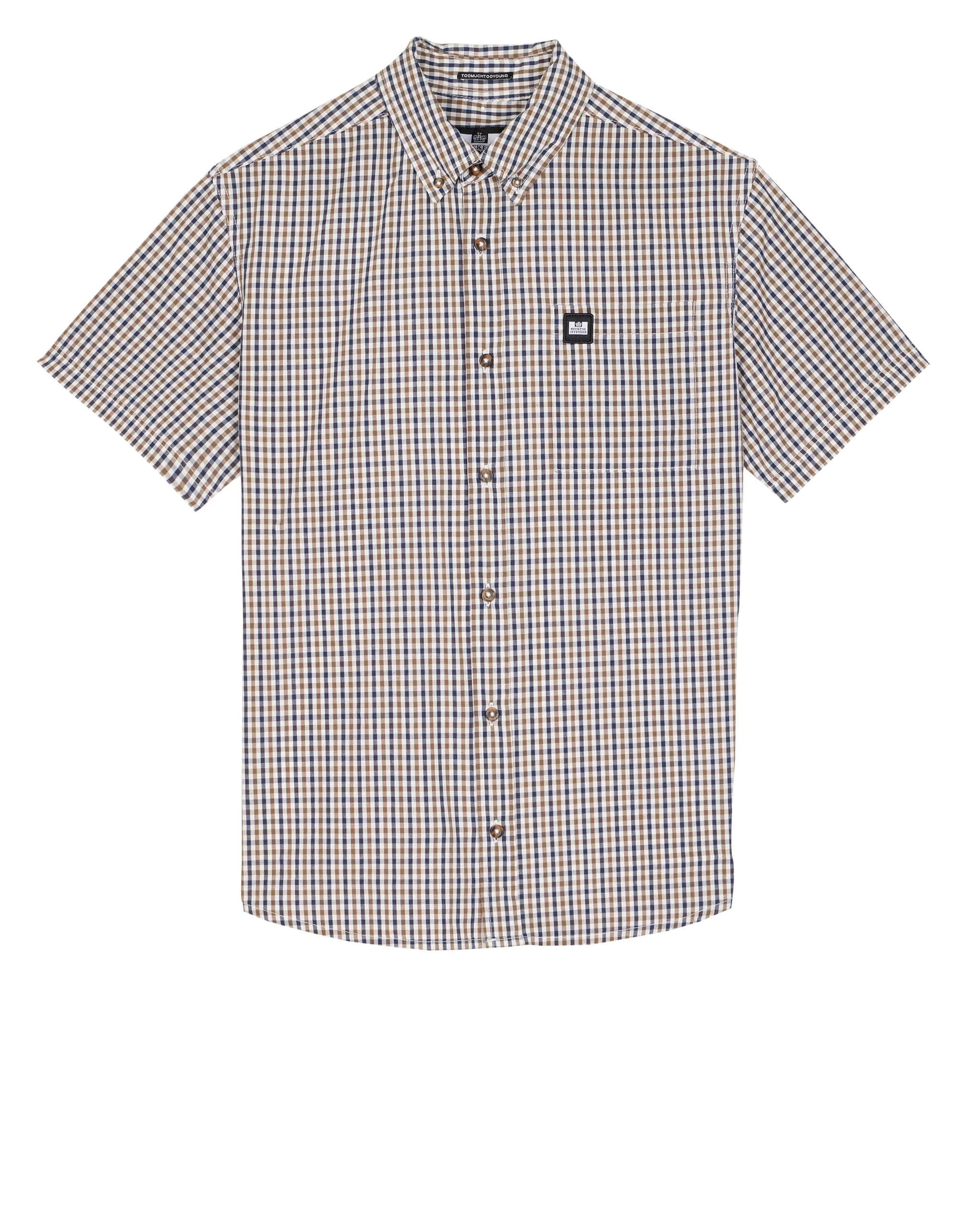 Weekend Offender Joyce Poplin Shirt House Check 1 Weekend Offender Joyce Poplin Shirt House Check