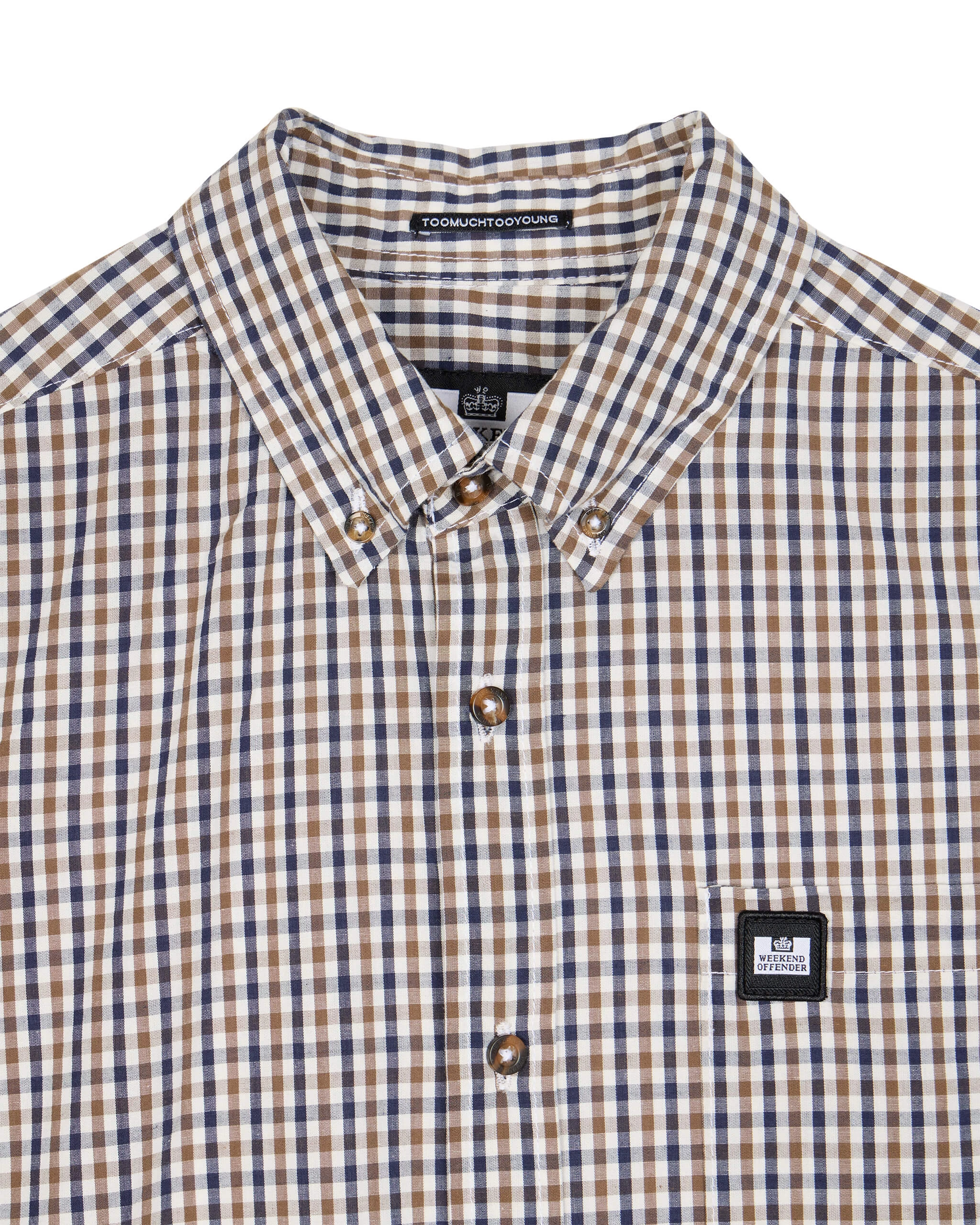 Weekend Offender Joyce Poplin Shirt House Check 5 Weekend Offender Joyce Poplin Shirt House Check - Image 5