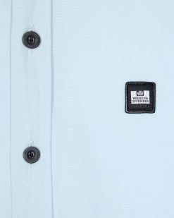 Weekend Offender Barboza Poplin Shirt Mineral -Fashion sportswear SHSS23 04 BARBOZA MINERAL 0033