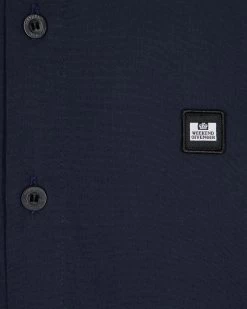 Weekend Offender Barboza Poplin Shirt Navy 14 Weekend Offender Barboza Poplin Shirt Navy -Fashion sportswear SHSS23 04 BARBOZA NAVY 0026