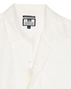 Weekend Offender Wilde Shirt White -Fashion sportswear SHSS23 07 WILDE WHITE 0044