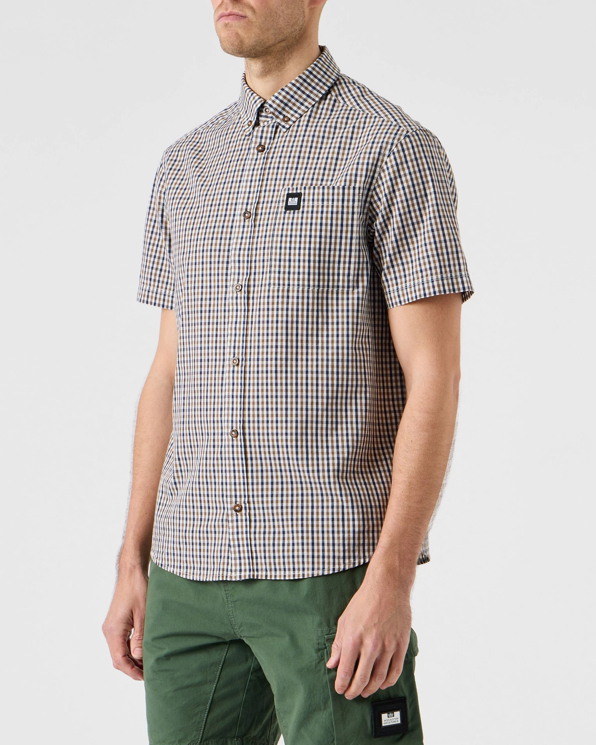 Weekend Offender Joyce Poplin Shirt House Check 2 Weekend Offender Joyce Poplin Shirt House Check - Image 2
