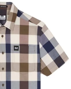 Weekend Offender Joyce Holiday Shirt Large House Check -Fashion sportswear SHSS2403 JOYCE BIG HOUSE CHECK 2502