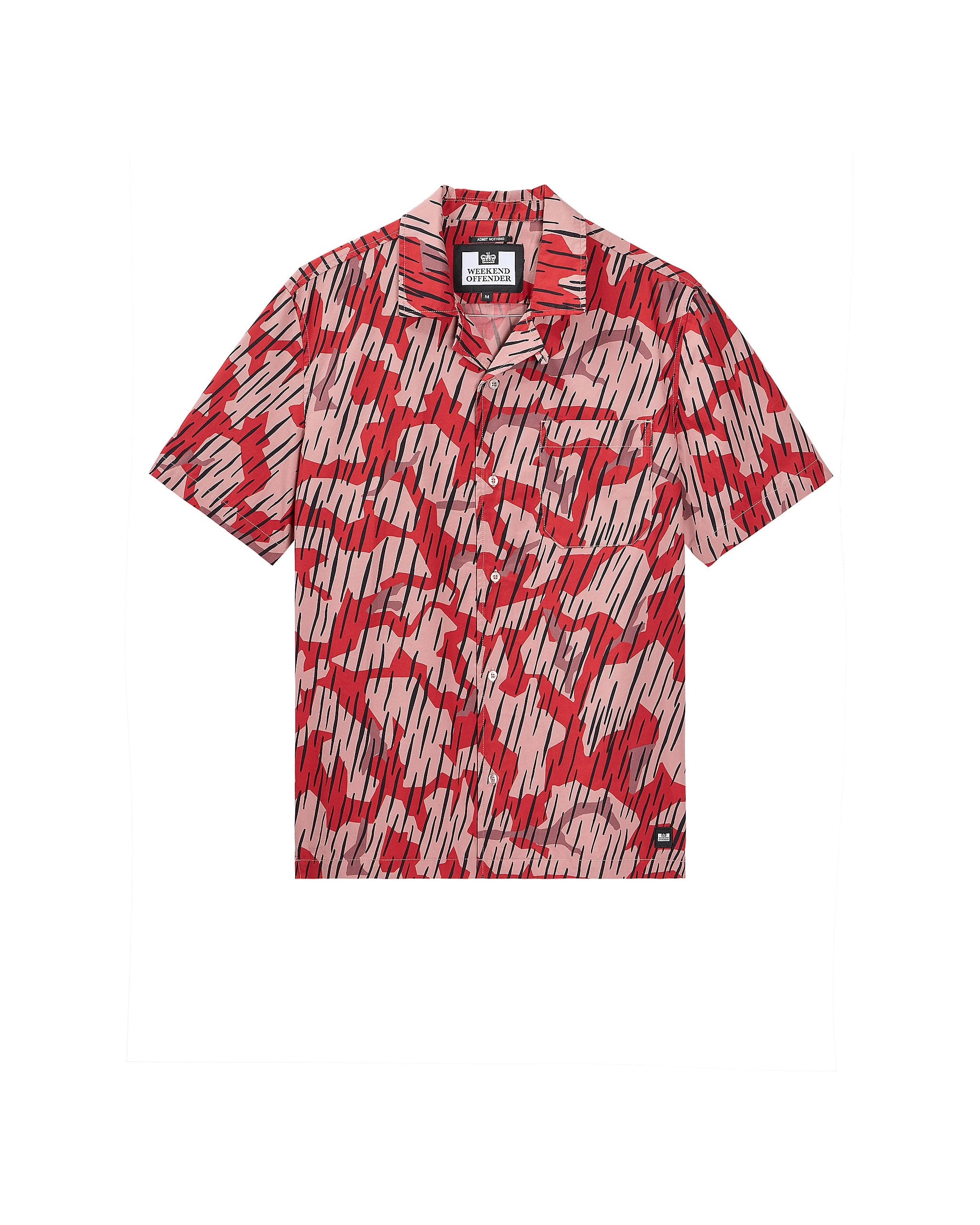 Weekend Offender Kids Monuriki Camo Shirt Blaze Red Rain Camo 1 Weekend Offender Kids Monuriki Camo Shirt Blaze Red Rain Camo