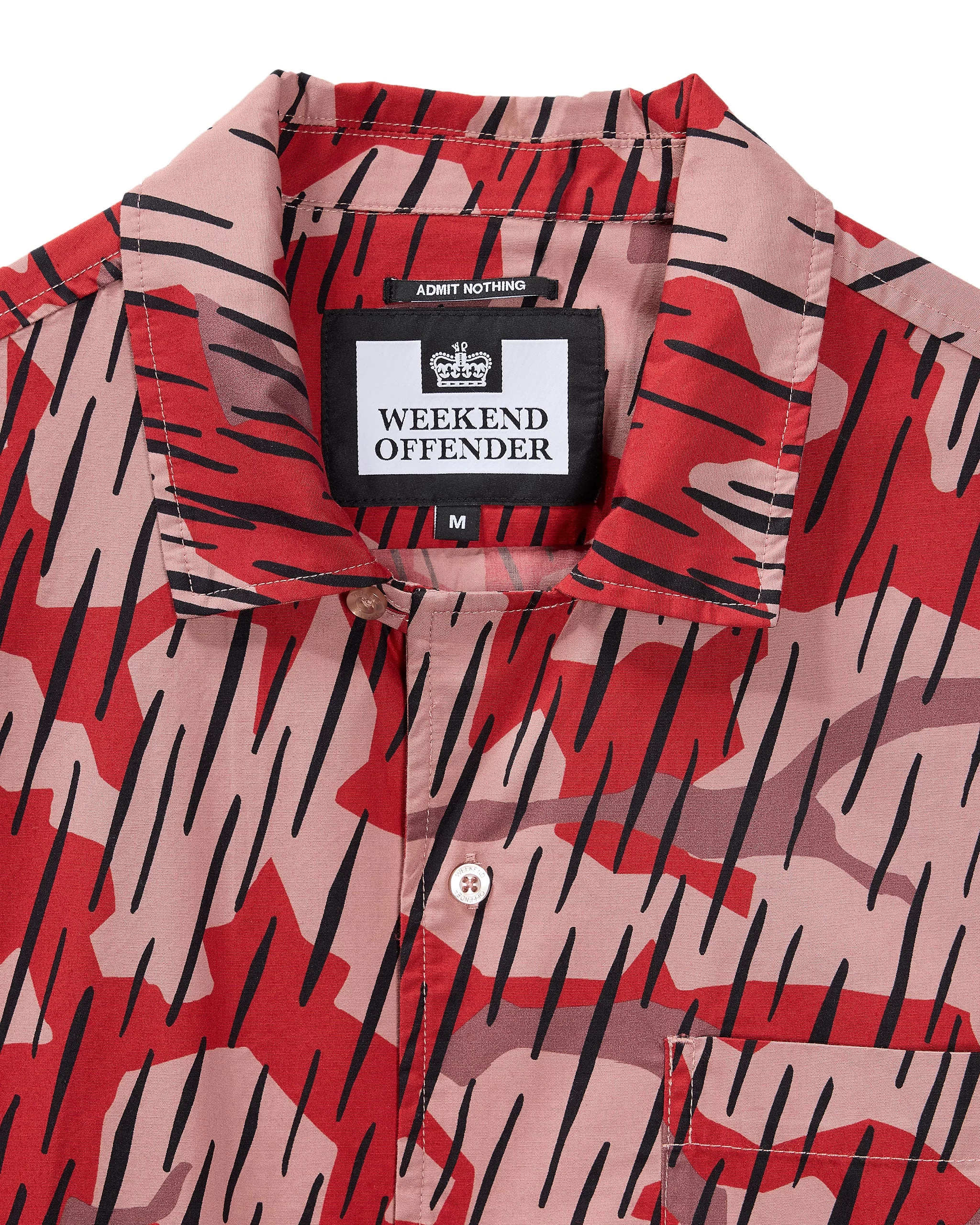 Weekend Offender Kids Monuriki Camo Shirt Blaze Red Rain Camo 5 Weekend Offender Kids Monuriki Camo Shirt Blaze Red Rain Camo - Image 5