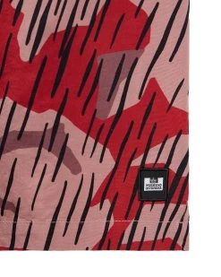 Weekend Offender Monuriki Shirt Blaze Red Rain Camo -Fashion sportswear SHSS2404 MONURIKI CAMO BLAZE 10421